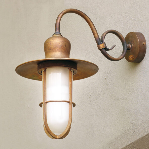 36065/A20 Outdoor Brass Sconce