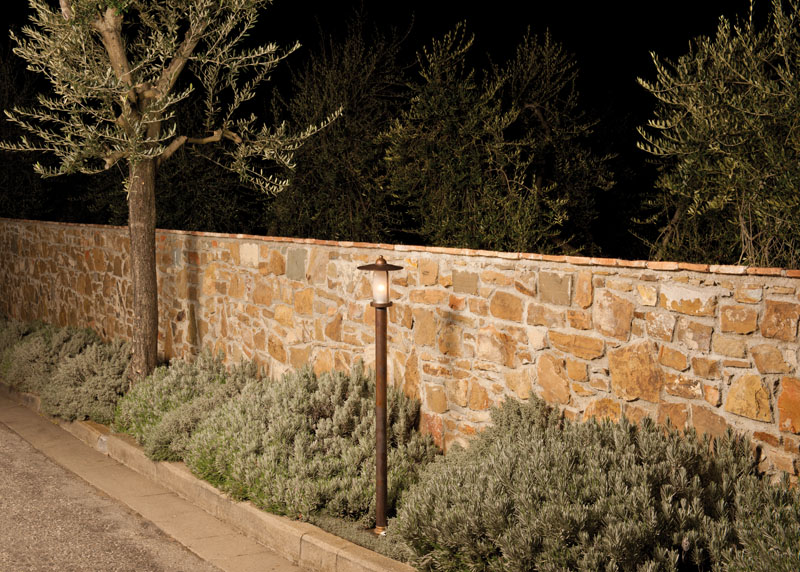 36093-1L-1 36093/1L Outdoor Brass Light Pole - Image 1