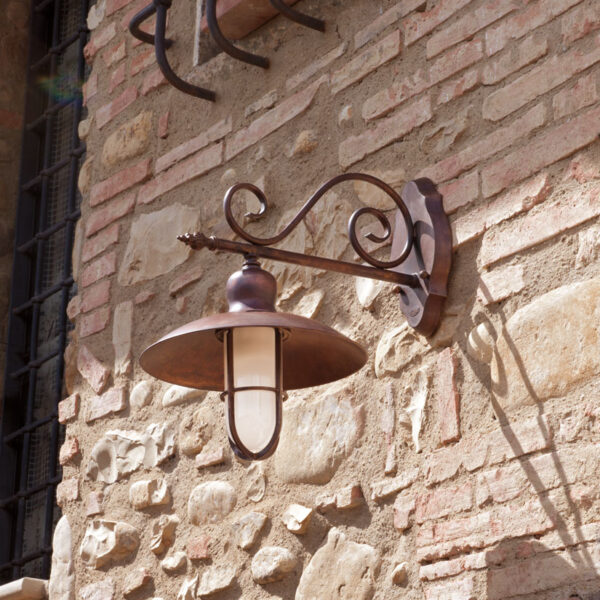 36096/A29 Outdoor Brass Sconce