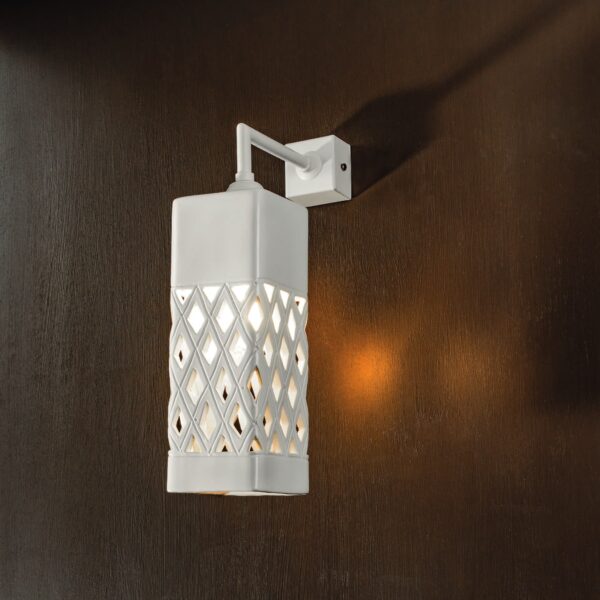 50134/ATR Open worked Ceramic Sconce