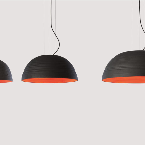 871 Ceramic Pendant with steel cable