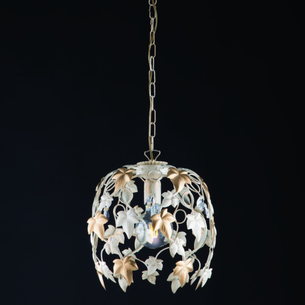 BL50/SO Wrought Iron Pendant with Crystals